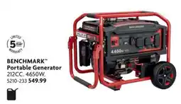 Home Hardware Benchmark portable generator offer