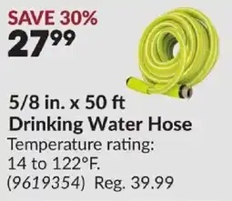 Princess Auto Drinking Water Hose offer