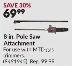 Princess Auto MTD 8 in. Pole Saw Attachment offer
