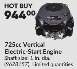 Princess Auto Kohler 725cc Vertical Electric-Start Engine offer