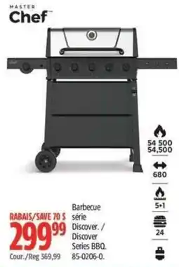Canadian Tire Master Chef barbecue serie Discover offer