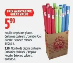 Canadian Tire Pool Noodle King Jumbo Pool Noodle offer