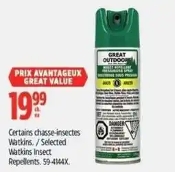 Canadian Tire Watkins insect repellents offer
