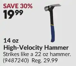 Princess Auto High-velocity hammer offer