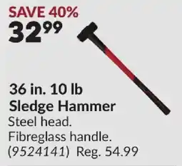Princess Auto Sledge Hammer offer