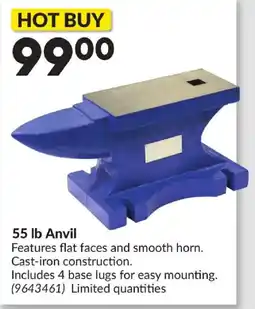 Princess Auto 55 lb Anvil offer