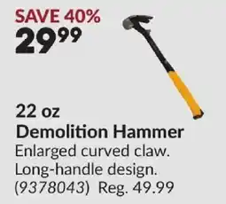 Princess Auto Demolition Hammer offer