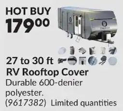 Princess Auto Owlrich RV Rooftop Cover offer