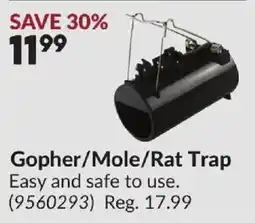 Princess Auto Gopher/Mole/Rat Trap offer