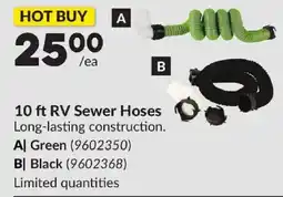 Princess Auto 10 ft RV Sewer Hoses offer