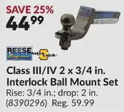 Princess Auto Reese Interlock Ball Mount Set offer