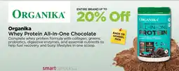 Metro Organika Whey Protein All-In-One Chocolate offer