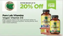 Metro Pure Lab Vitamins Vegan Vitamin D3 offer