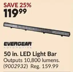 Princess Auto Evergear automotive 50 in. LED Light Bar offer
