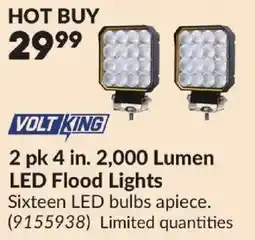 Princess Auto Volt King 4 in. LED Flood Lights offer