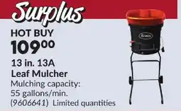 Princess Auto Scotts leaf mulcher offer