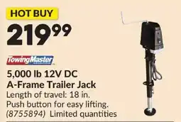 Princess Auto TowingMaster A-Frame Trailer Jack offer