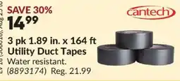 Princess Auto Cantech utility duct tapes offer