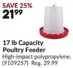 Princess Auto Poultry Feeder offer