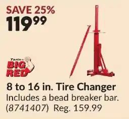 Princess Auto Big Red 8 to 16 in. Tire Changer offer