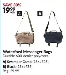 Princess Auto Waterfowl Messenger Bags offer