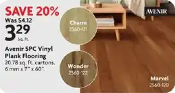Home Hardware Avenir SPC Vinyl Plank Flooring offer