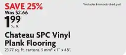 Home Hardware Chateau SPC Vinyl Plank Flooring offer