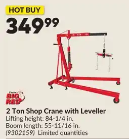 Princess Auto Torin Big Red 2 Ton Shop Crane with Leveller offer