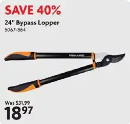 Home Hardware Fiskars 24" Bypass Lopper offer
