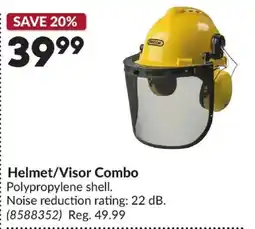Princess Auto DeWalt Helmet/Visor Combo offer