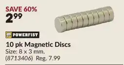 Princess Auto Powerfist magnetic discs offer