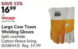 Princess Auto Watson Large Cow Town Welding Gloves offer