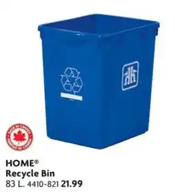 Home Hardware Home recycle bin offer