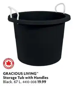 Home Hardware Gracious Living Storage Tub with Handles offer