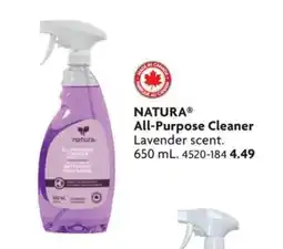 Home Hardware Natura all-purpose cleaner lavender scent offer