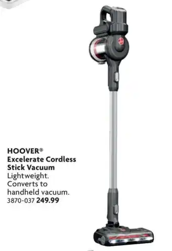Hoover excelerate cordless stick vacuum