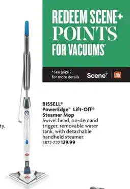 Home Hardware Bissell PowerEdge Lift-Off Steamer Mop offer