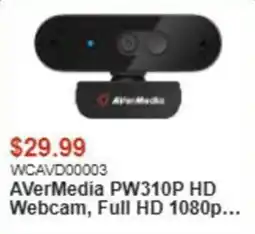 Canada Computers AverMedia PW310P HD Webcam offer