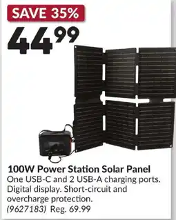 Princess Auto 100W Power Station Solar Panel offer