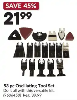 Princess Auto 53 pc Oscillating Tool Set offer