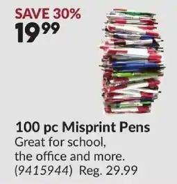 Princess Auto Misprint Pens offer