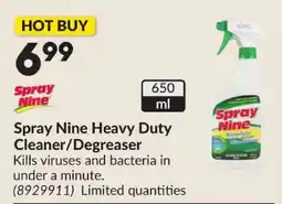 Princess Auto Spray Nine heavy duty cleaner/degreaser offer