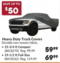 Princess Auto Heavy Duty Truck Covers offer