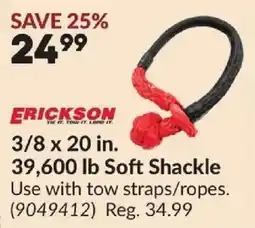 Princess Auto Erickson 39,600 lb Soft Shackle offer