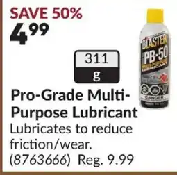 Princess Auto Blaster pb-50 multi-purpose lubricant offer