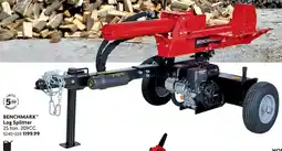 Home Hardware Benchmark log splitter offer