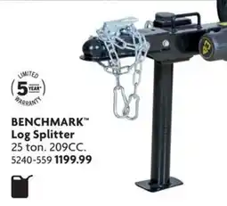 Home Hardware Benchmark log splitter offer