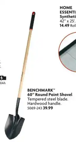 Home Hardware Benchmark 60" Round Point Shovel offer