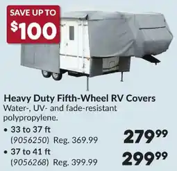 Princess Auto Heavy Duty Fifth-Wheel RV Covers offer