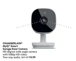 Home Hardware Chamberlain myQ smart garage door camera offer